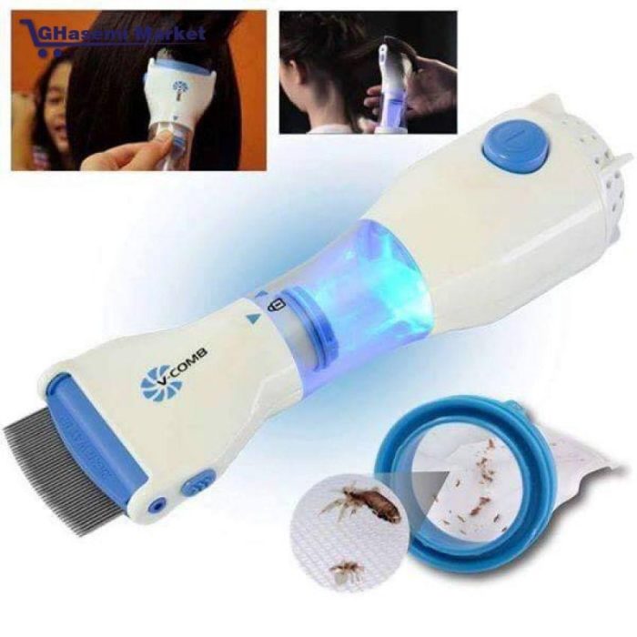 شانه الکتریکی ضد شپش وی کامب مدل V-COMB - تصویر 1