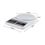 ترازو دیجیتال آشپزخانه مدل SF-400 ظرفیت 10 کیلوگرم (اصل)