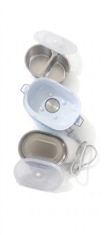لانچ باکس برقی دوطبقه مدل ZKFH-001 | ظرف غذا گرم‌کن برقی+ویدئو معرفی - تصویر 3