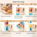 شیکر شارژی و اسموتی‌ساز Juice Blender مدل A-801 - تصویر 9