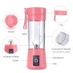 شیکر شارژی و اسموتی‌ساز Juice Blender مدل A-801 - تصویر 10