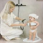استند نگهدارنده کودک تاشو مخصوص حمام برند DODDOHANI - تصویر 2