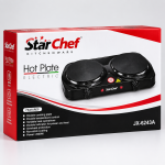 اجاق برقی | هات پلیت | هیتر استار شف Star Chef دو شعله مدل JX-6243A - تصویر 2